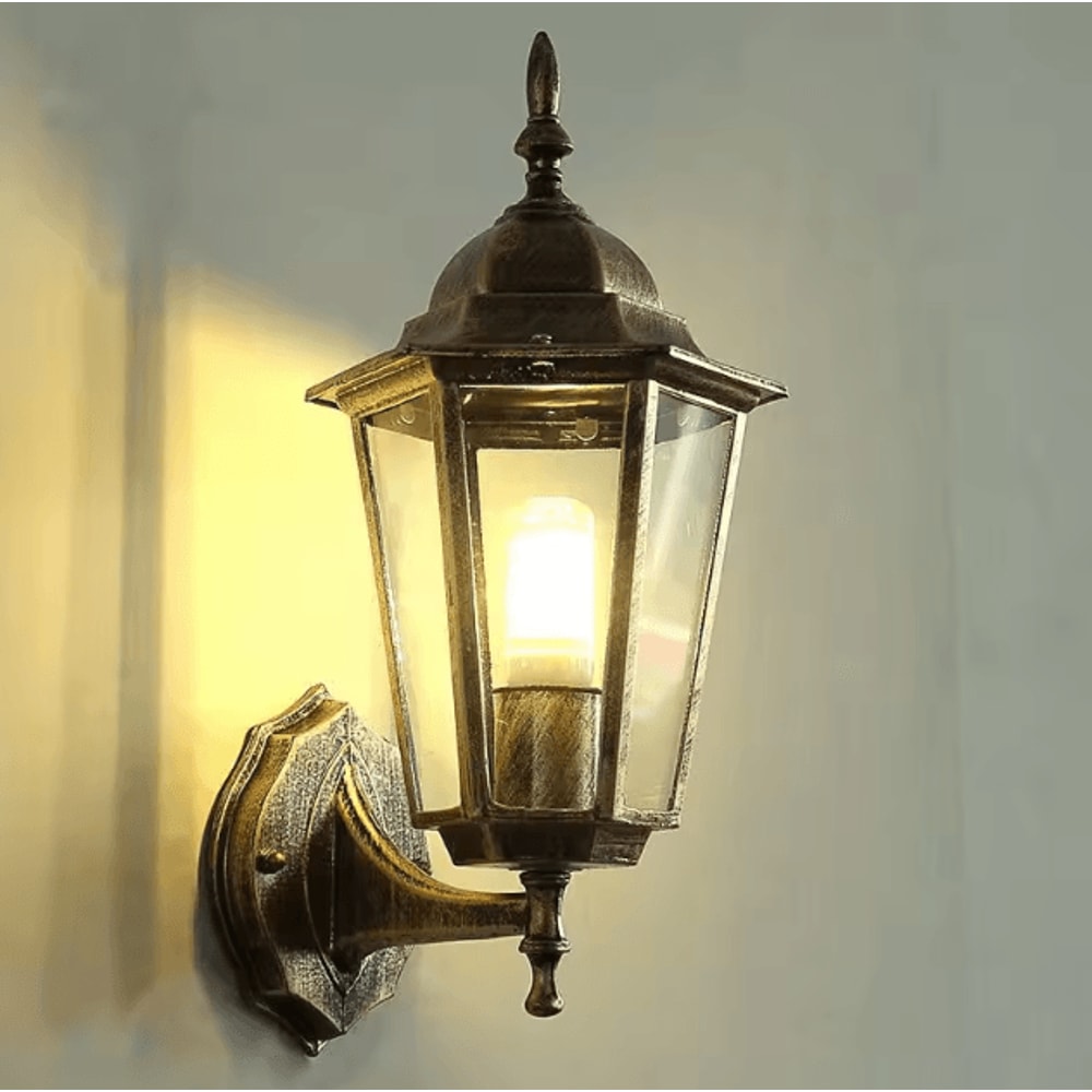 Europe Style Retro E27 Outdoor Wall Lamp Waterproof Exterior Lighting For Garden Balcony Porch 2
