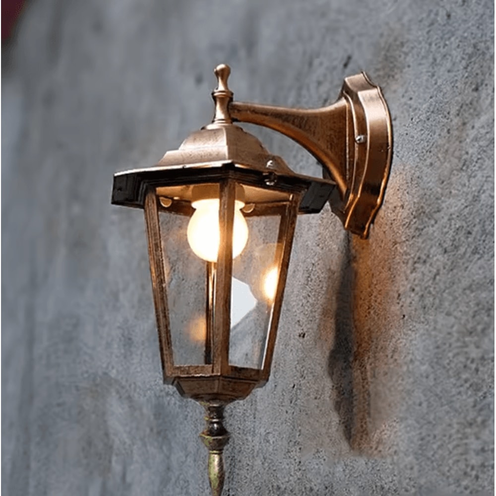 Europe Style Retro E27 Outdoor Wall Lamp Waterproof Exterior Lighting For Garden Balcony Porch 4