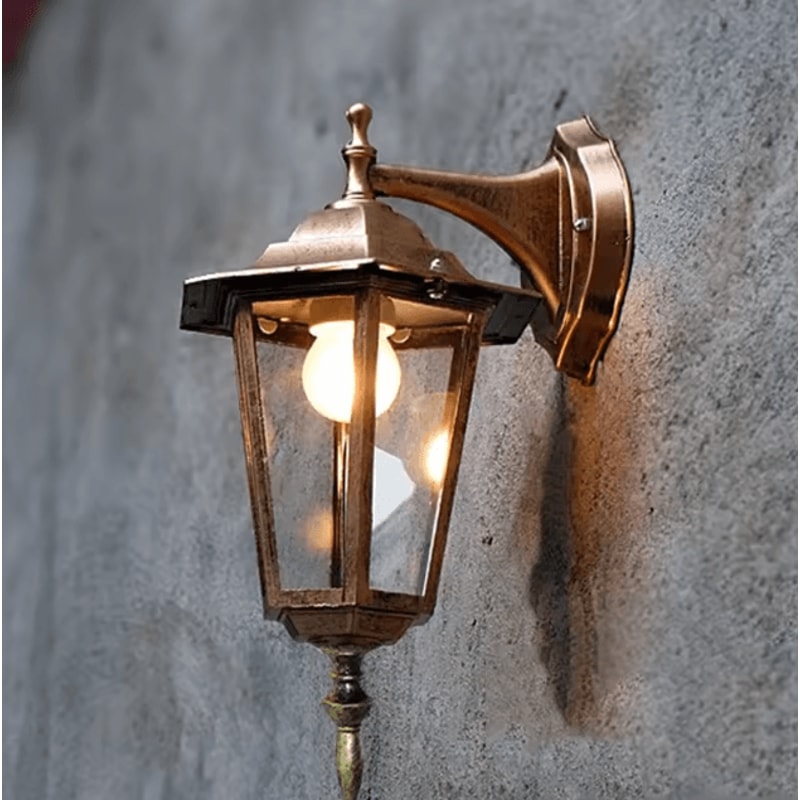 Europe Style Retro E27 Outdoor Wall Lamp Waterproof Exterior Lighting For Garden Balcony Porch 4