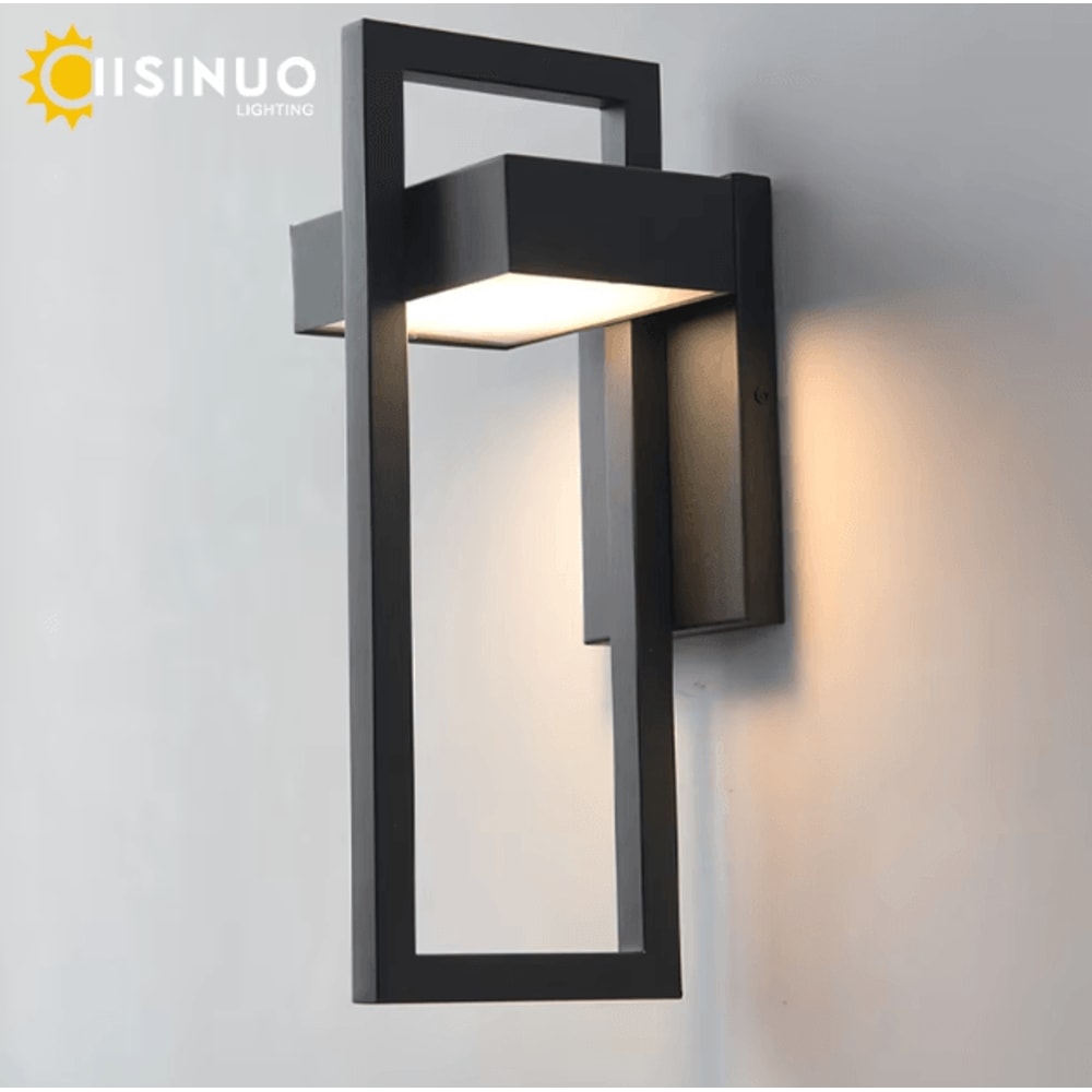 Waterproof Outdoor LED Wall Lighting Retro Vintage Black 10W LED Sconce Luminaire For Garden Porch 5