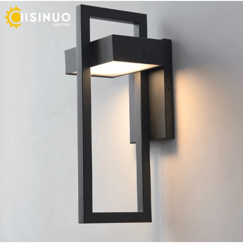 Waterproof Outdoor LED Wall Lighting Retro Vintage Black 10W LED Sconce Luminaire For Garden Porch 5