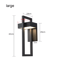 Waterproof Outdoor LED Wall Lighting Retro Vintage Black 10W LED Sconce Luminaire For Garden Porch 7