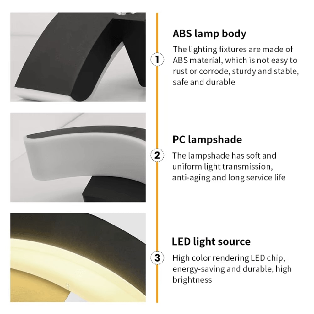 Waterproof IP66 Outdoor LED Wall Light 10W Sconce For Balcony Garden Patio AC110V220V 5