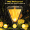 Solar Flame Torch Lights Outdoor Waterproof Solar Garden And Pathway Flickering Lawn Lights 2