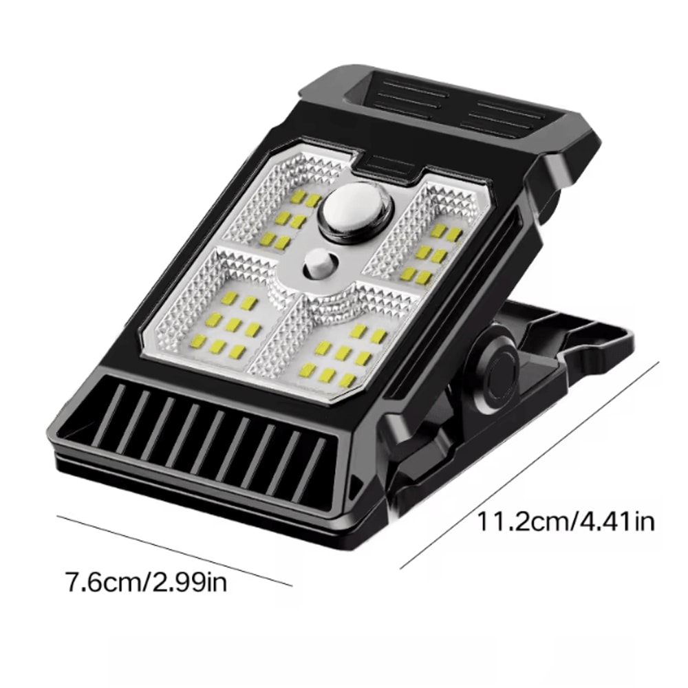 Solar Powered Garden Lamp Outdoor Motion Sensor ClipOn Lawn Light For Yard Patio Courtyard 5