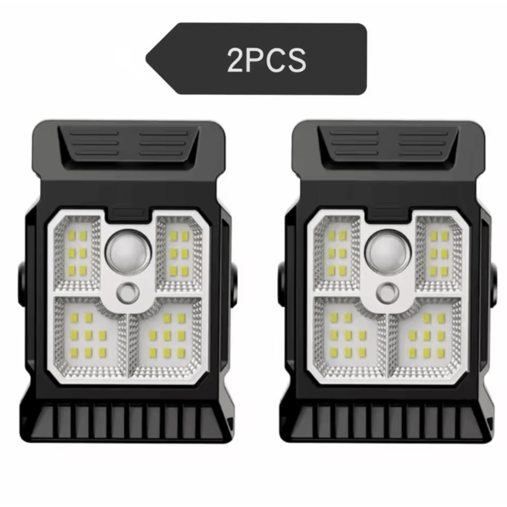 Solar Powered Garden Lamp Outdoor Motion Sensor ClipOn Lawn Light For Yard Patio Courtyard 7