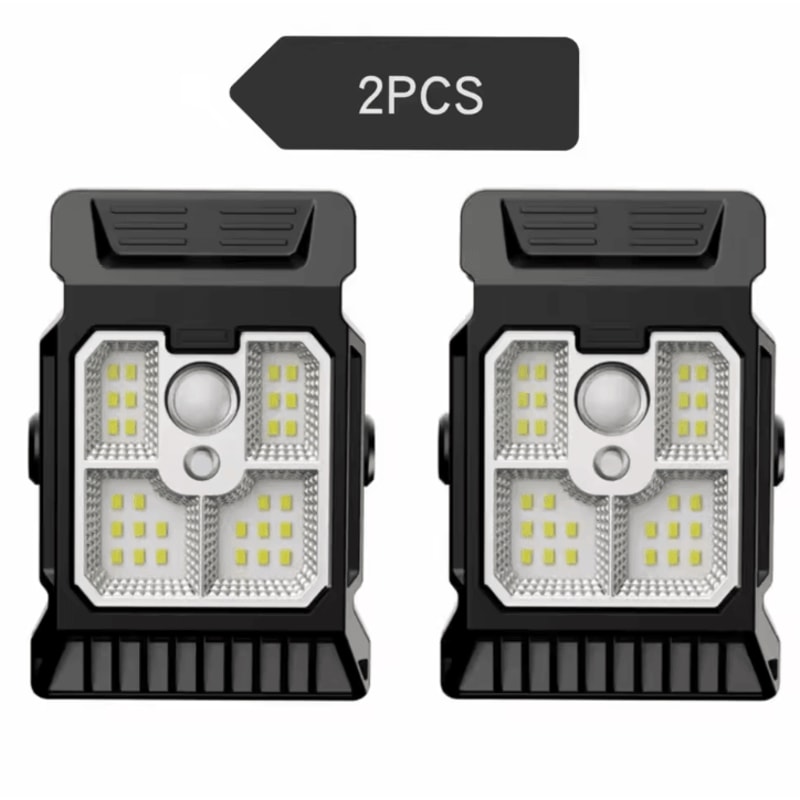 Solar Powered Garden Lamp Outdoor Motion Sensor ClipOn Lawn Light For Yard Patio Courtyard 7