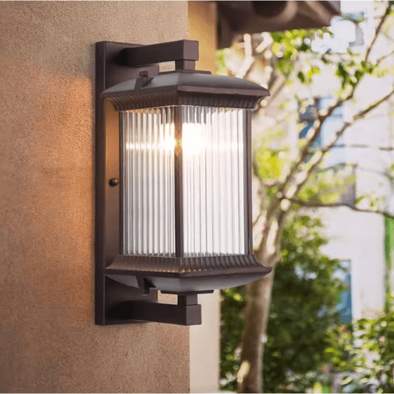 Outdoor Wall Lamp Waterproof Metal Exterior Wall Light AC90260V For Garden Porch Villa 4