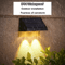 Solar Wall Light Outdoor Waterproof LED Porch Light Automatic Dusk To Dawn Garden Balcony Lamp 2