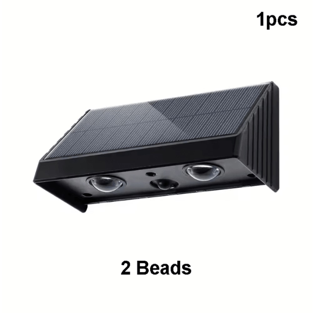 Solar Wall Light Outdoor Waterproof LED Porch Light Automatic Dusk To Dawn Garden Balcony Lamp 6