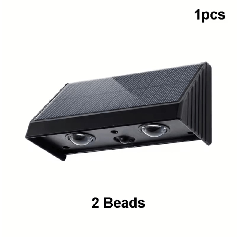 Solar Wall Light Outdoor Waterproof LED Porch Light Automatic Dusk To Dawn Garden Balcony Lamp 6