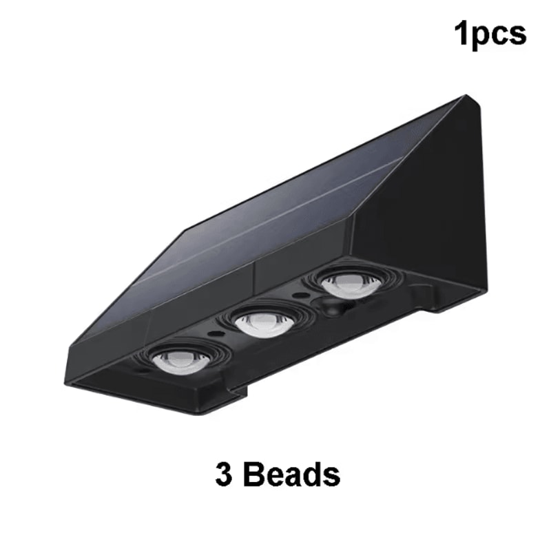 Solar Wall Light Outdoor Waterproof LED Porch Light Automatic Dusk To Dawn Garden Balcony Lamp 7