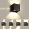 Modern LED Wall Lamp Adjustable Outdoor And Indoor Cube Wall Light AC110V 220V 0