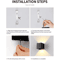 Modern LED Wall Lamp Adjustable Outdoor And Indoor Cube Wall Light AC110V 220V 4