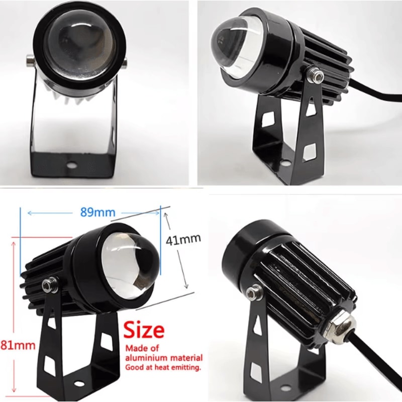 Outdoor LED Wall Spotlight Waterproof AC110V 220V Colored Beam Landscape Lighting 5