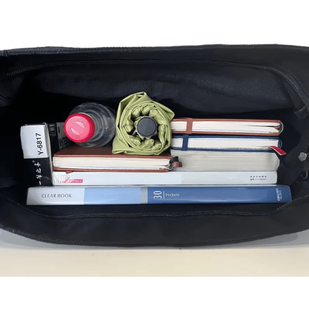 Canvas Shoulder Bag Large Capacity Retro Workwear Messenger Bag For Students 3