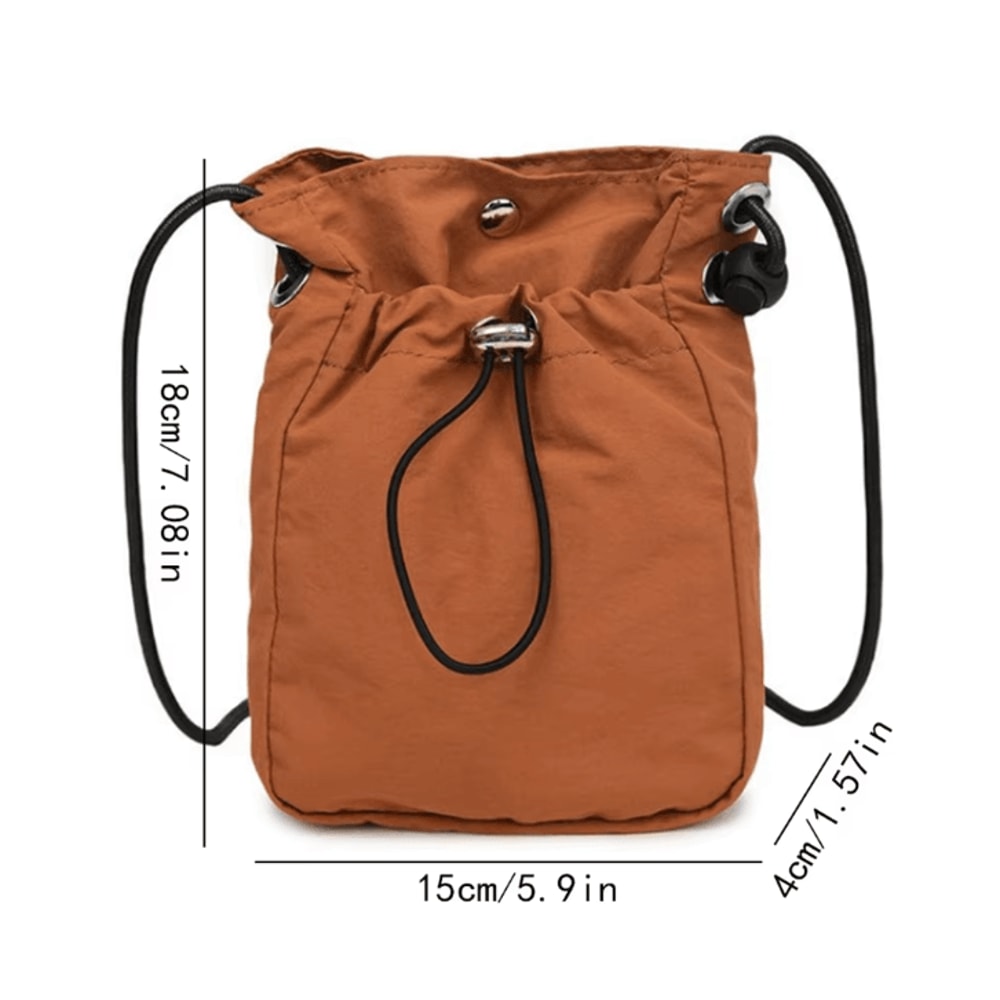 Nylon Crossbody Bag Mini Phone Wallet Multifunctional Square Shoulder Messenger Purse 6