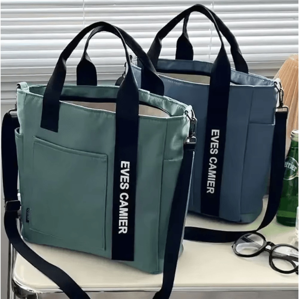 Casual Large Capacity Waterproof Nylon Tote Shoulder Bag Fashion Messenger Handbag 1