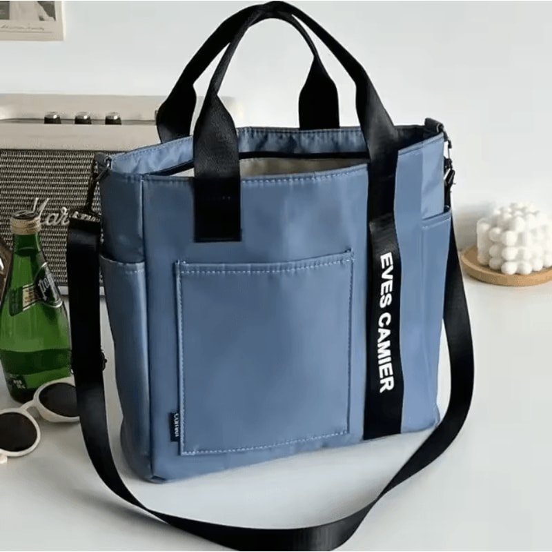 Casual Large Capacity Waterproof Nylon Tote Shoulder Bag Fashion Messenger Handbag 6