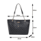 Soft Leather Large Capacity Womens Tote Bag With Hanging Accessory 4