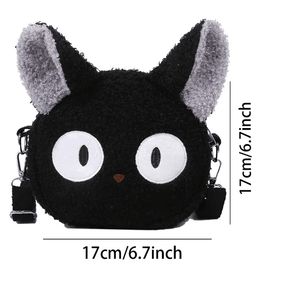 Cute Japanese Style Plush Crossbody Bag For Women Small Cartoon Phone Purse 3