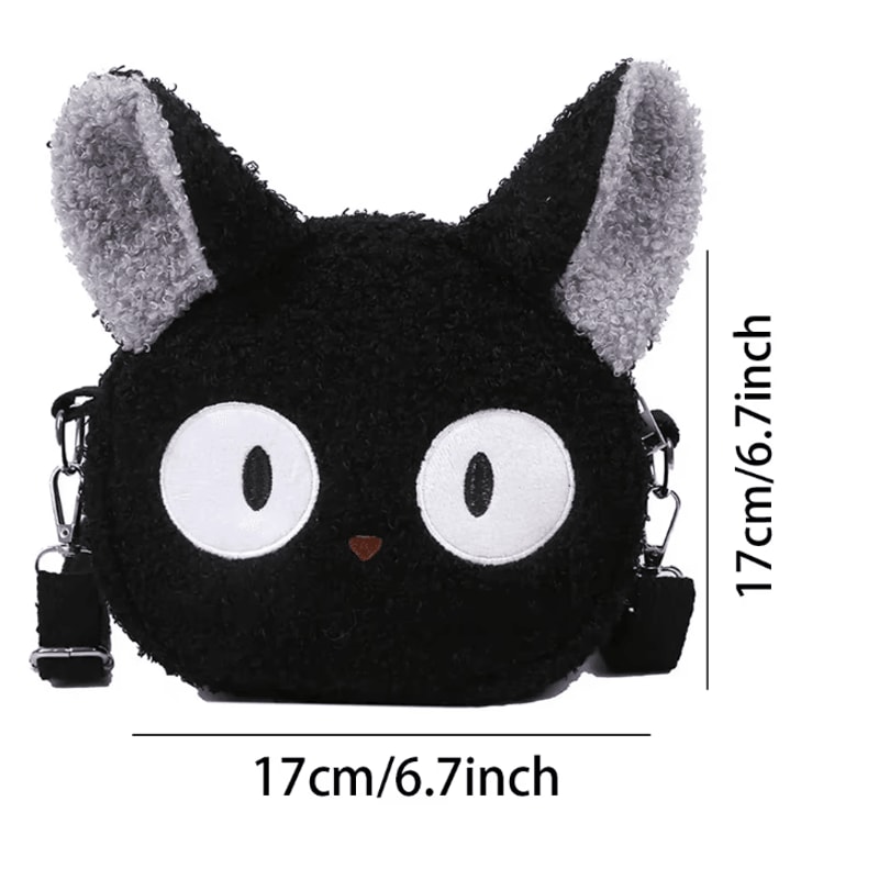 Cute Japanese Style Plush Crossbody Bag For Women Small Cartoon Phone Purse 3