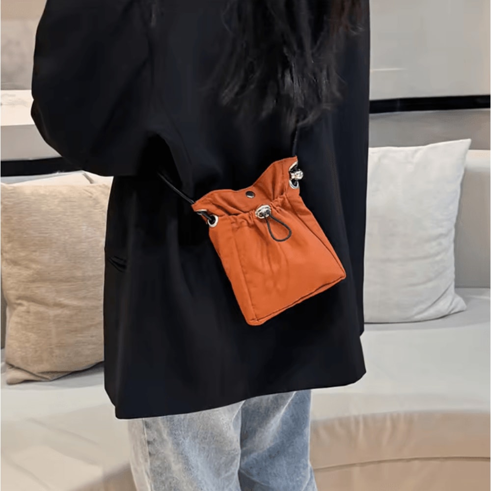 Nylon Crossbody Mini Phone Wallet Bag Multifunctional Square Shoulder Messenger Purse 2