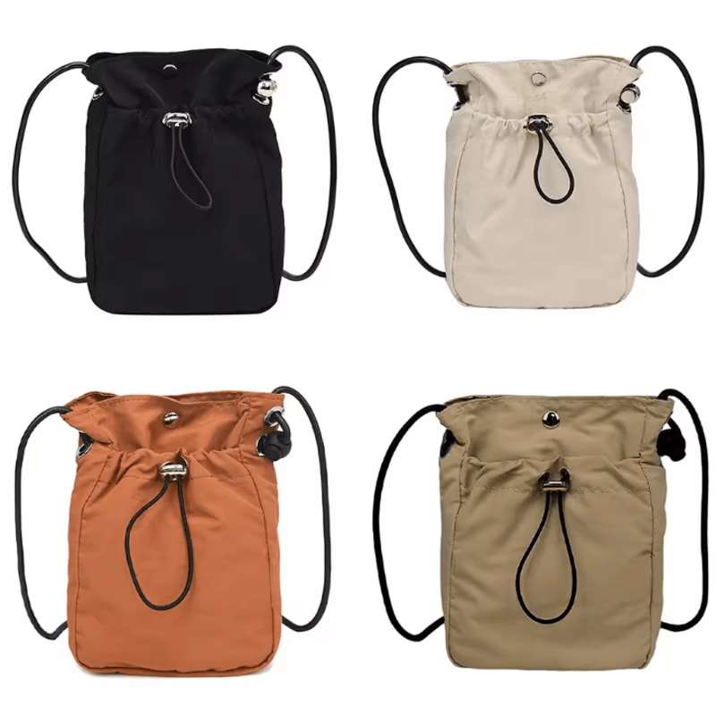 Nylon Crossbody Mini Phone Wallet Bag Multifunctional Square Shoulder Messenger Purse 5
