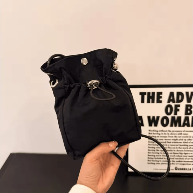 Nylon Crossbody Mini Phone Wallet Bag Multifunctional Square Shoulder Messenger Purse 7