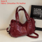 Women Shoulder Bag Soft Interior Compartment PU Leather Handbag 9