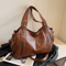 Women Shoulder Bag Soft Interior Compartment PU Leather Handbag 6