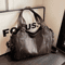 Women Shoulder Bag Soft Interior Compartment PU Leather Handbag 7
