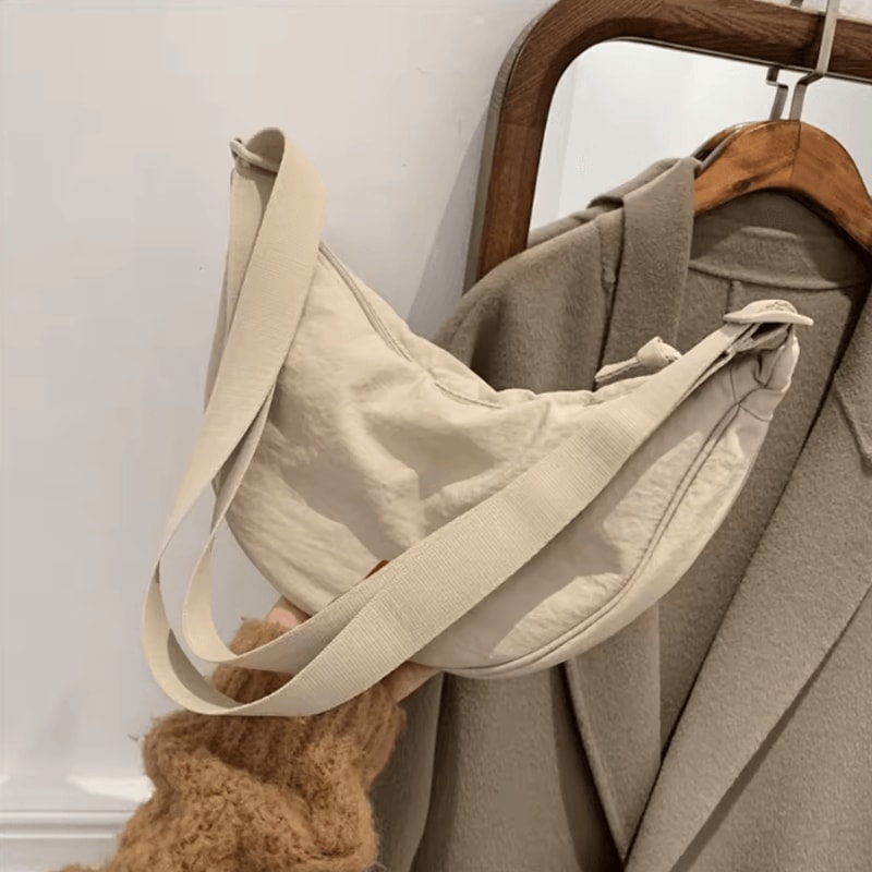 Nylon Hobo Crossbody Bag Large Capacity Designer Women Shoulder Tote Travel Shopper 1