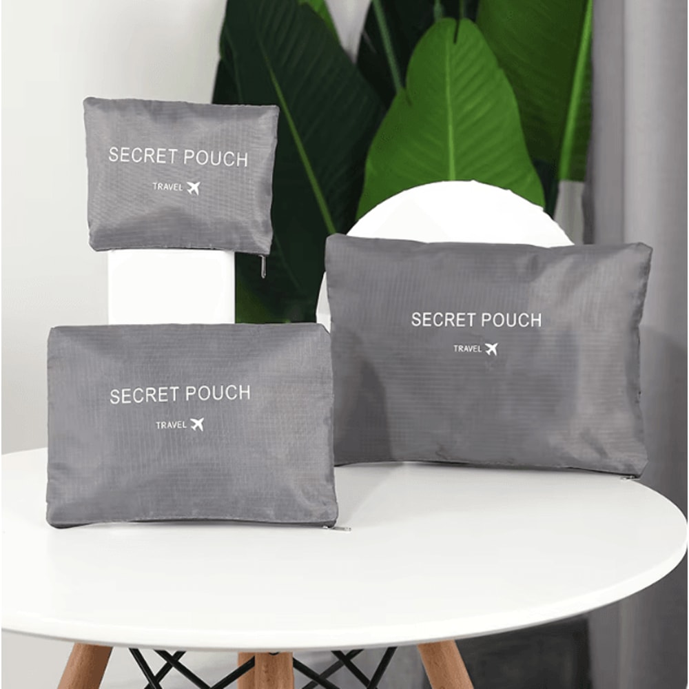 6Pc Travel Packing Cubes Set Luggage Organizer Bags With Shoe Pouch 2