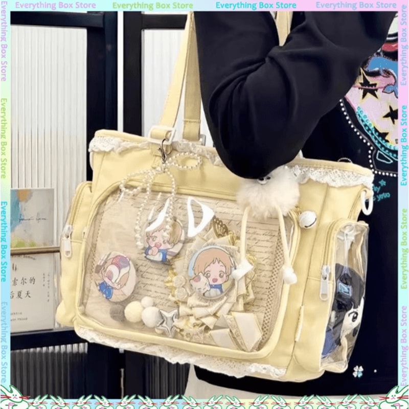 Ballet Girl Japanese Itabag Shoulder Bag Anime Crossbody Casual Canvas Tote 0