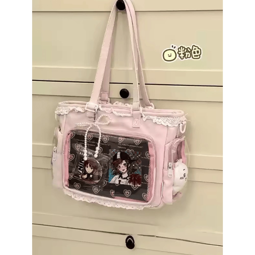 Ballet Girl Japanese Itabag Shoulder Bag Anime Crossbody Casual Canvas Tote 4