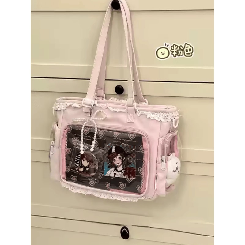 Ballet Girl Japanese Itabag Shoulder Bag Anime Crossbody Casual Canvas Tote 4