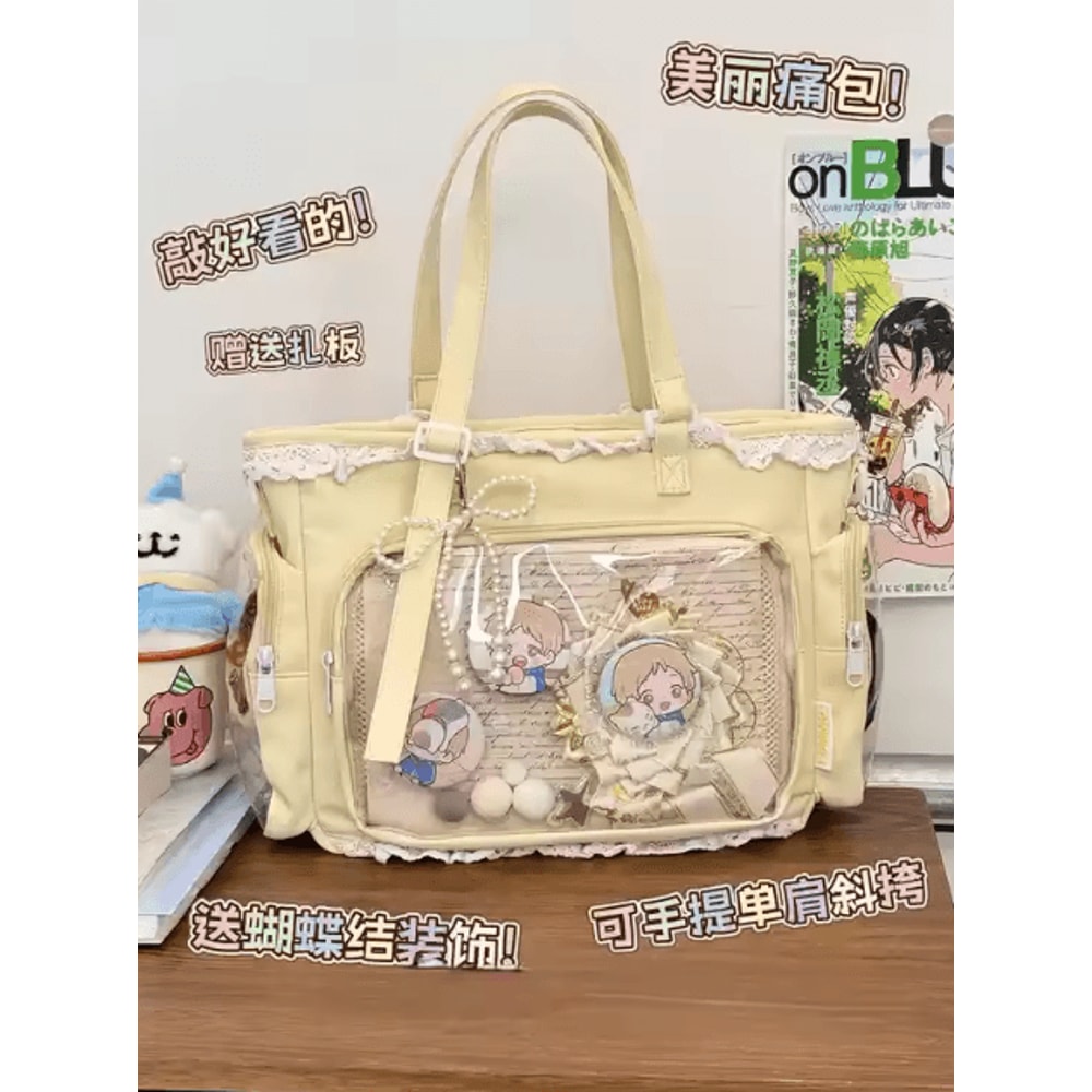 Ballet Girl Japanese Itabag Shoulder Bag Anime Crossbody Casual Canvas Tote 6