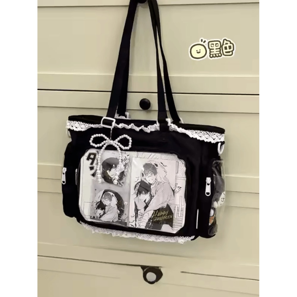 Ballet Girl Japanese Itabag Shoulder Bag Anime Crossbody Casual Canvas Tote 8