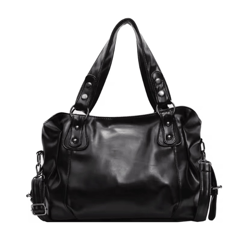 Retro Large Capacity Shoulder Bag For Women Classic Luxury PU Leather Tote And Crossbody 9