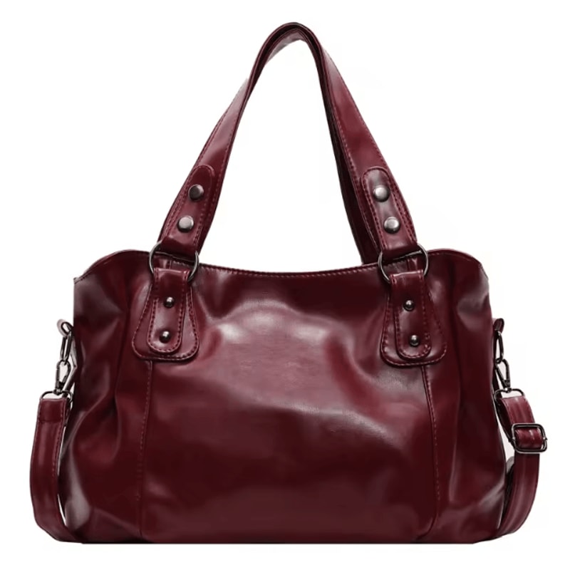 Retro Large Capacity Shoulder Bag For Women Classic Luxury PU Leather Tote And Crossbody 7