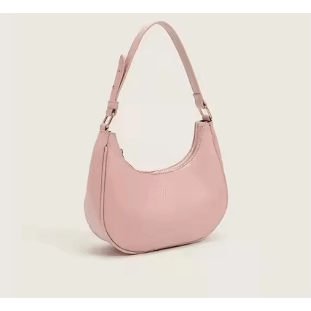 Fashionable Underarm Womens Shoulder Bag Soft PU Leather Trendy Square Handbag 7