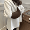 Womens Fashion Luxury Moon Shaped Shoulder Bag High End Single Shoulder Handbag 1