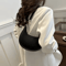 Womens Fashion Luxury Moon Shaped Shoulder Bag High End Single Shoulder Handbag 2