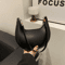 Womens Fashion Luxury Moon Shaped Shoulder Bag High End Single Shoulder Handbag 4