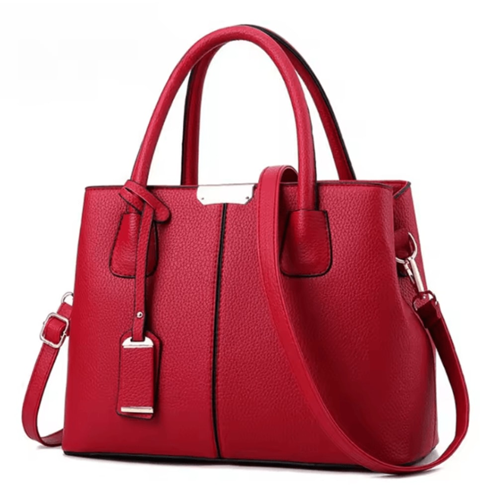 Womens Luxury Leather Shoulder Bag Large Capacity Designer Handbag Purse 1