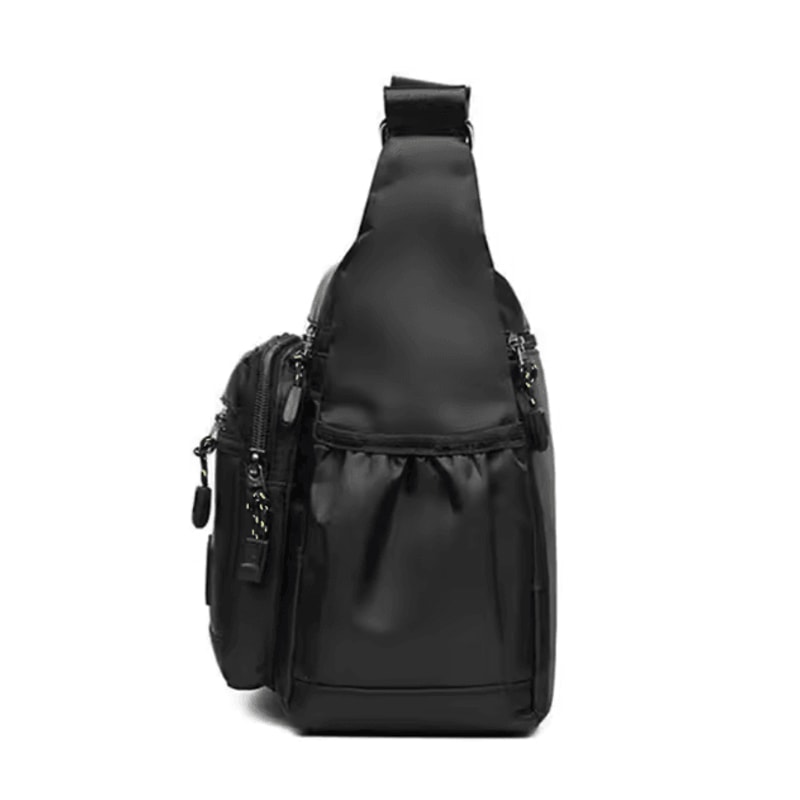 Mens Cross Body Bag Adjustable Shoulder Business Multi Pocket Everyday Messenger Bag 4