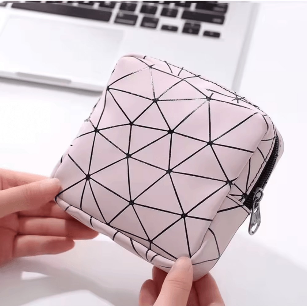 Waterproof Feminine Period Storage Bag Sanitary Napkin Organizer Small Makeup And Wallet Pouch 8