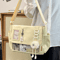 Y2K Japanese Harajuku Transparent Itabag Crossbody School Bag With DIY Badge Display 2