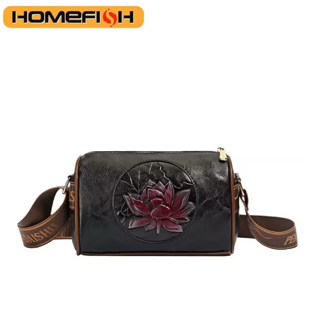 HOMEFISH Womens Soft Leather Shoulder And Crossbody Bag Casual Fashion Tote 0